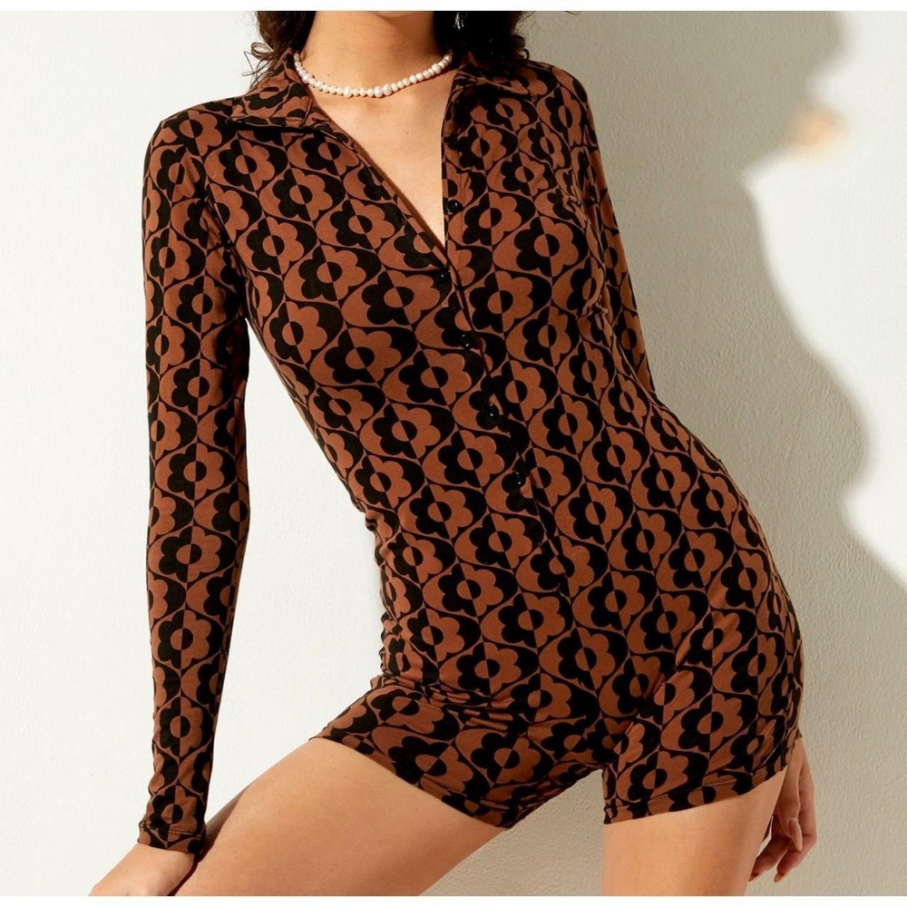 Motel Floral Playsuit